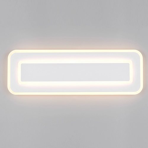 Moderne plafondlamp Riva wit 60cm Trio 4017807682915