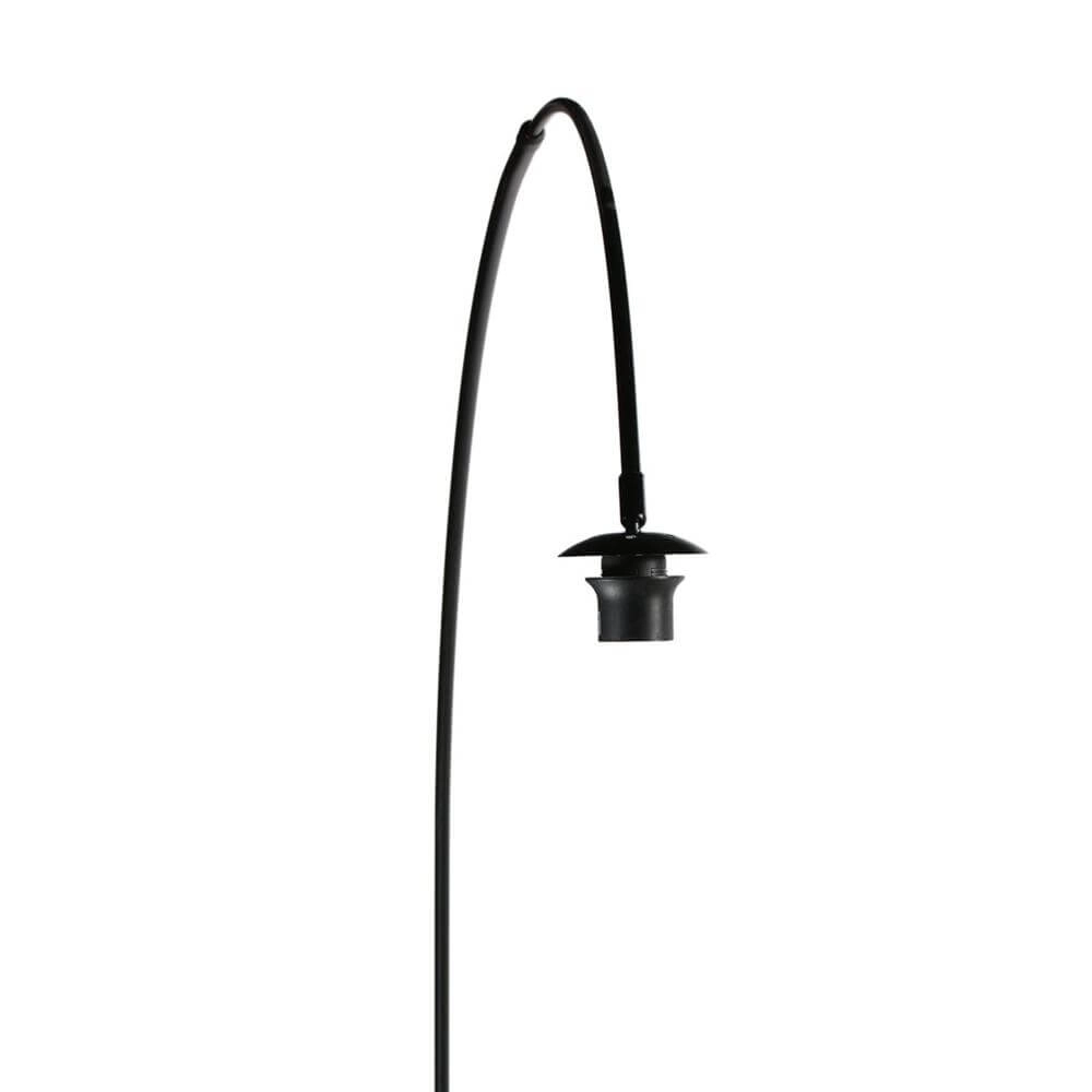 Vloerlamp Curve zwart met grijze kap Ø 50cm Steinhauer 8712746179446