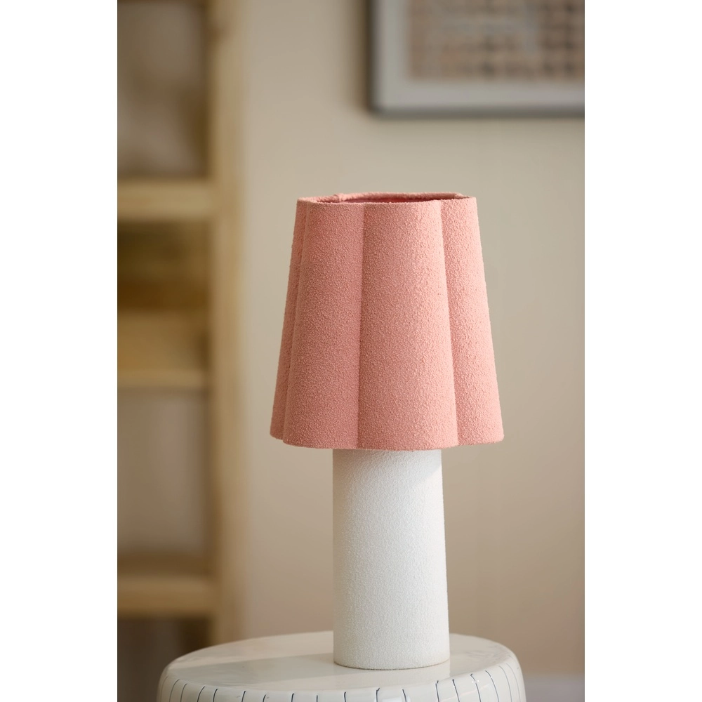 Schemerlamp Musaby organische vorm - wit en roze Light & Living 8717807784256