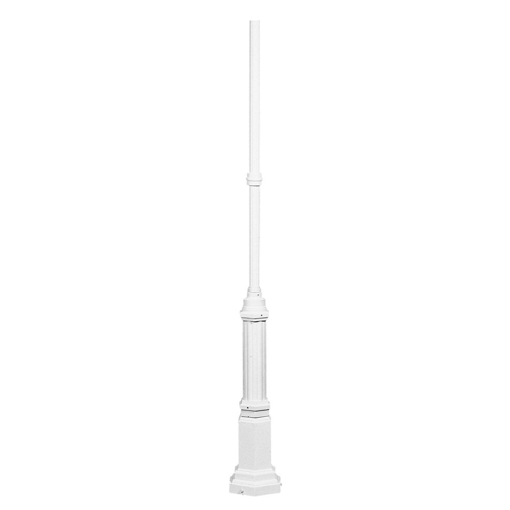 Lantaarnpaal Pole Hercules universeel wit