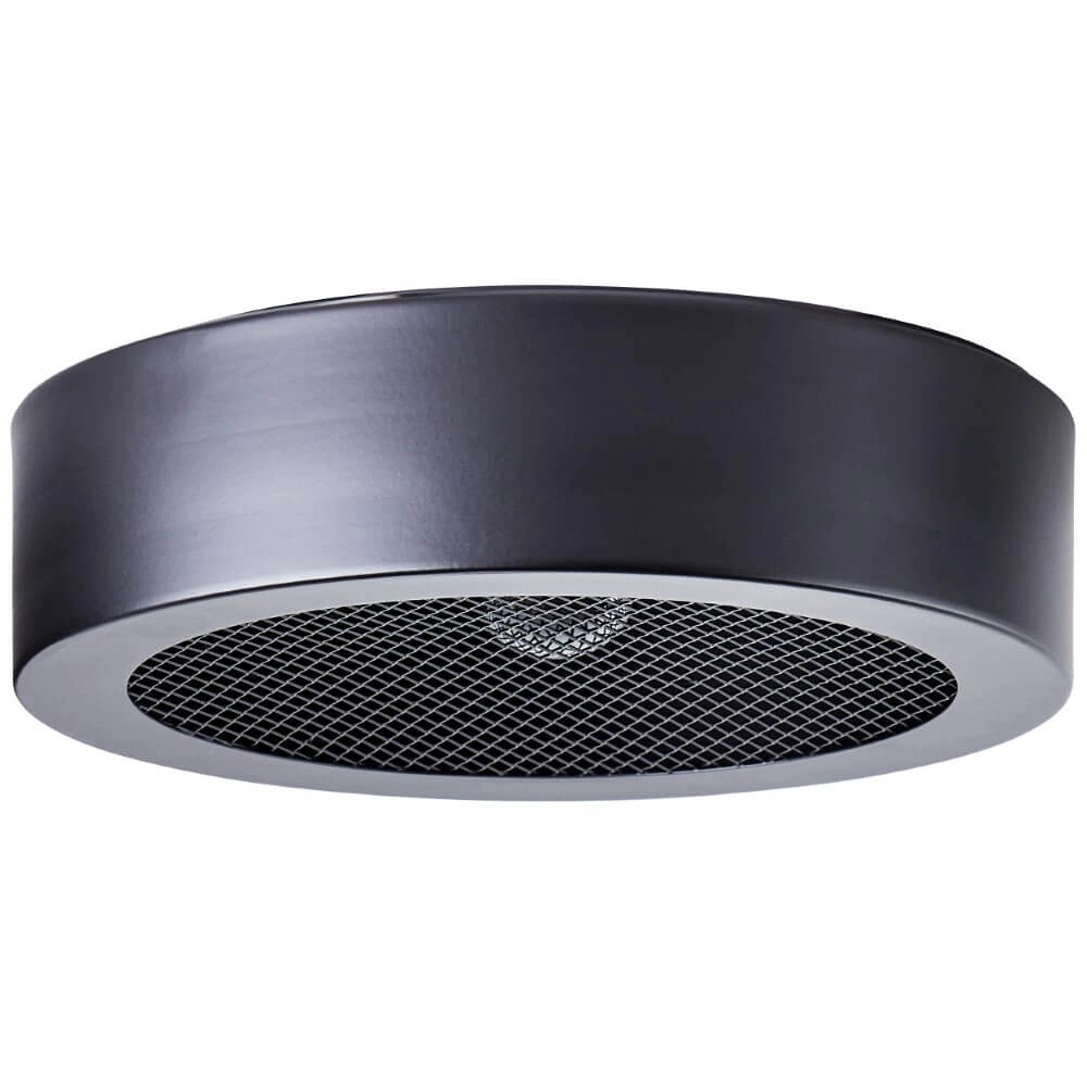 Zwarte plafondlamp Sandros Ø 23cm met gaas Brilliant 4004353409448