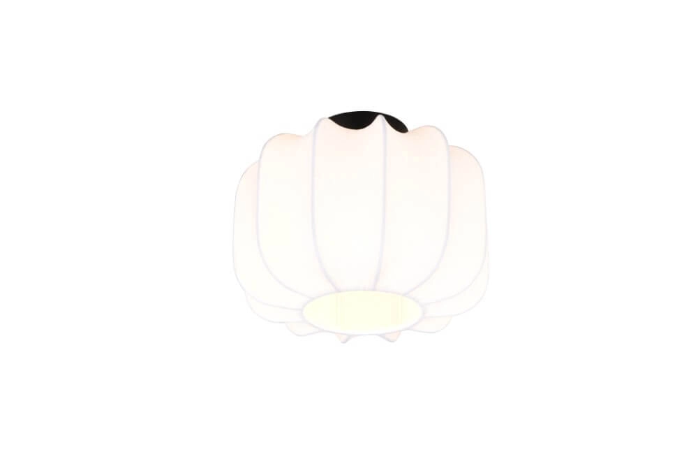 Witte design plafondlamp Madleine Ø 25cm
