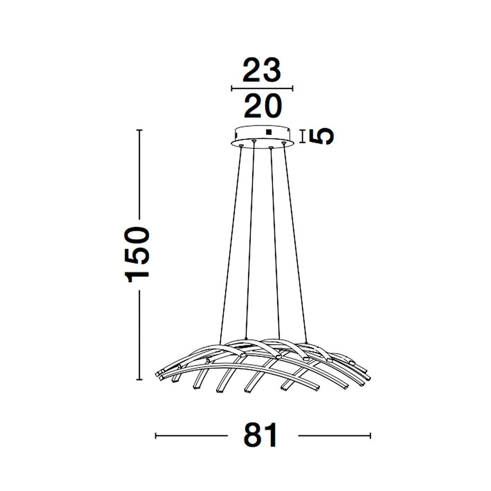 Hanglamp Narvi zwart Lyora 5212017429209