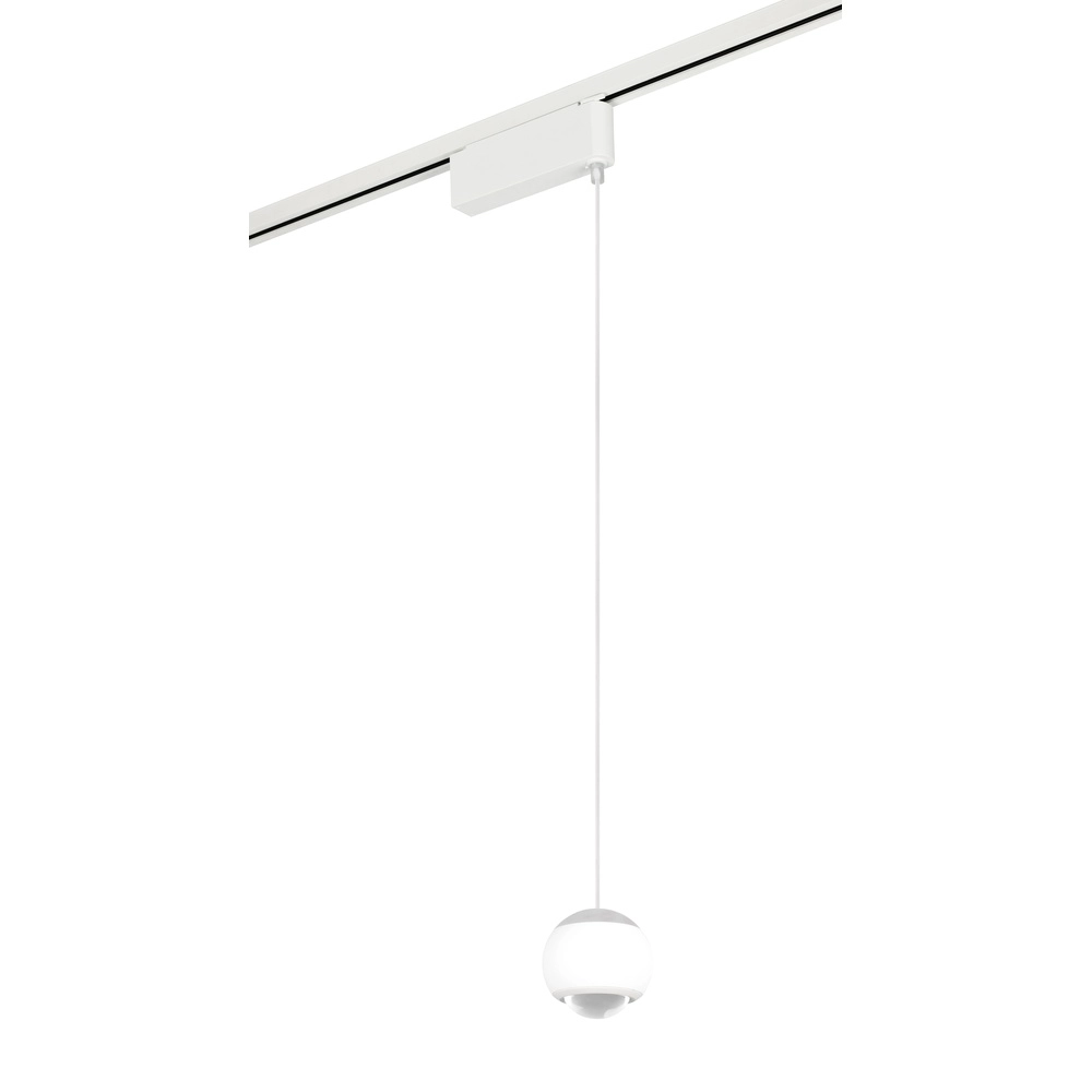 Hanglamp voor rail Hamlet wit 2-fase Trio 4017807662962