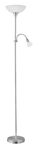 Vloerlamp Up 2 176cm nikkel mat