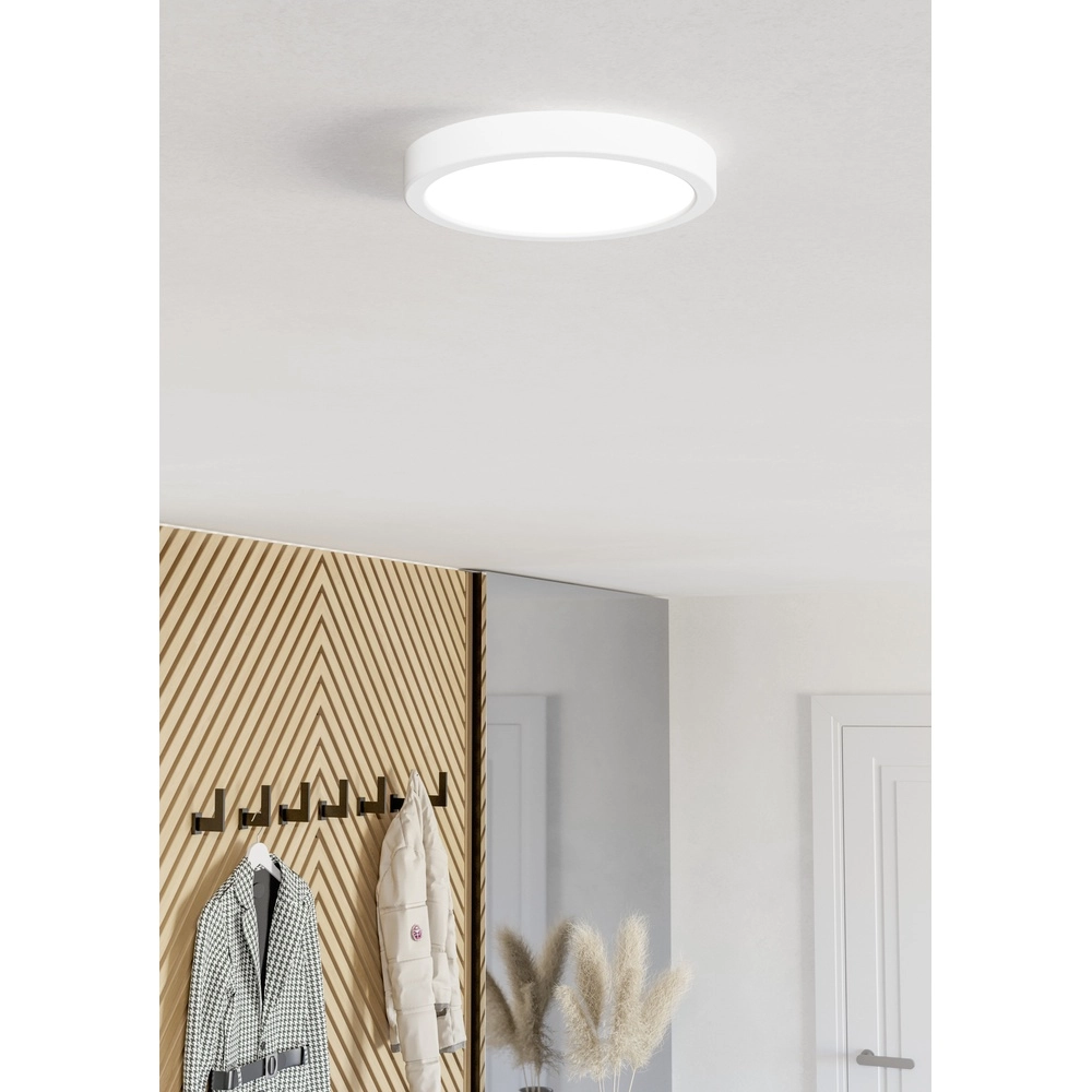 Plafonnière IP44 Fueva 6-Z rond - wit - Ø 21,1cm Eglo 9008606330546