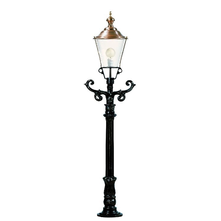 Nostalgische tuinlamp De Beemster zwart