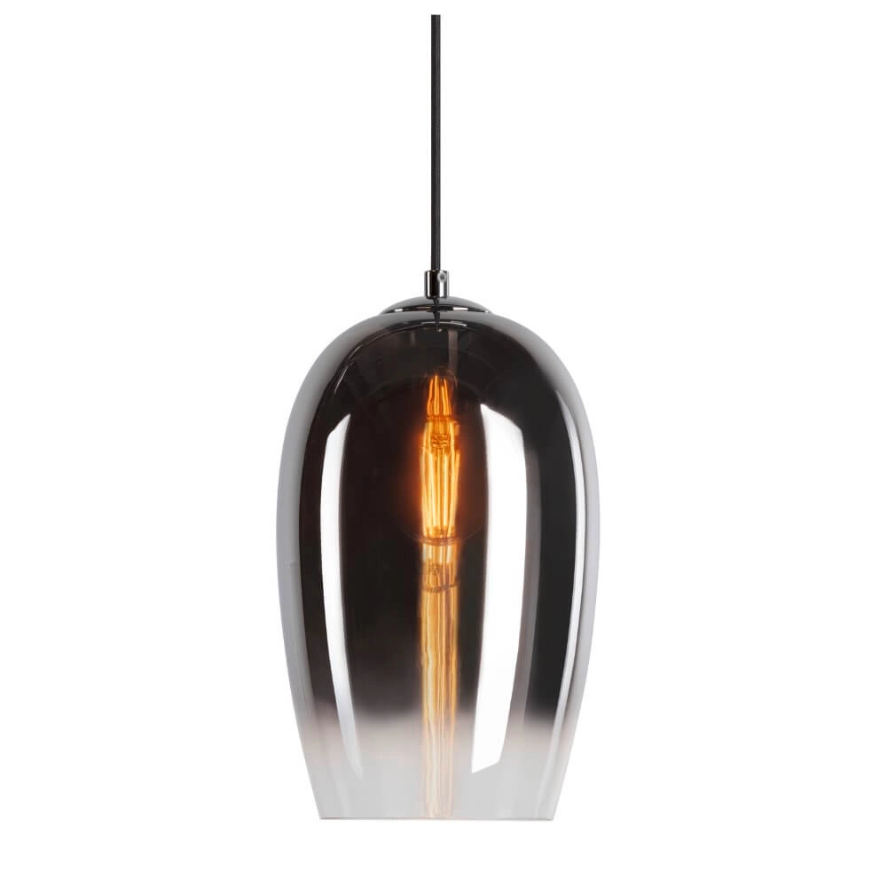 Glazen hanglamp Pantilo smoke glas - Ø 18cm
