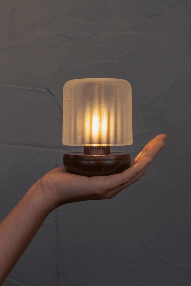 Oplaadbare tafellamp Firefly brons frosted Humble 6097522834804