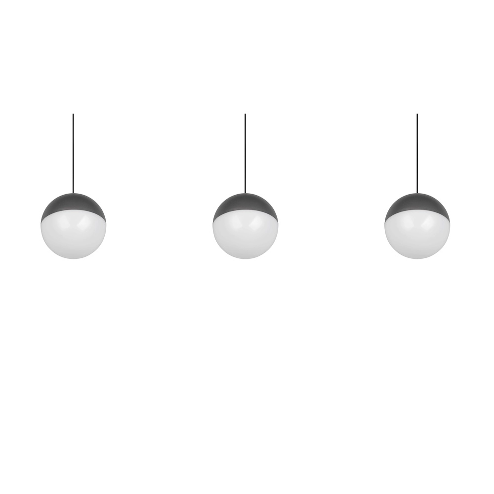 3-lichts hanglamp Senta antraciet Trio 4017807697858