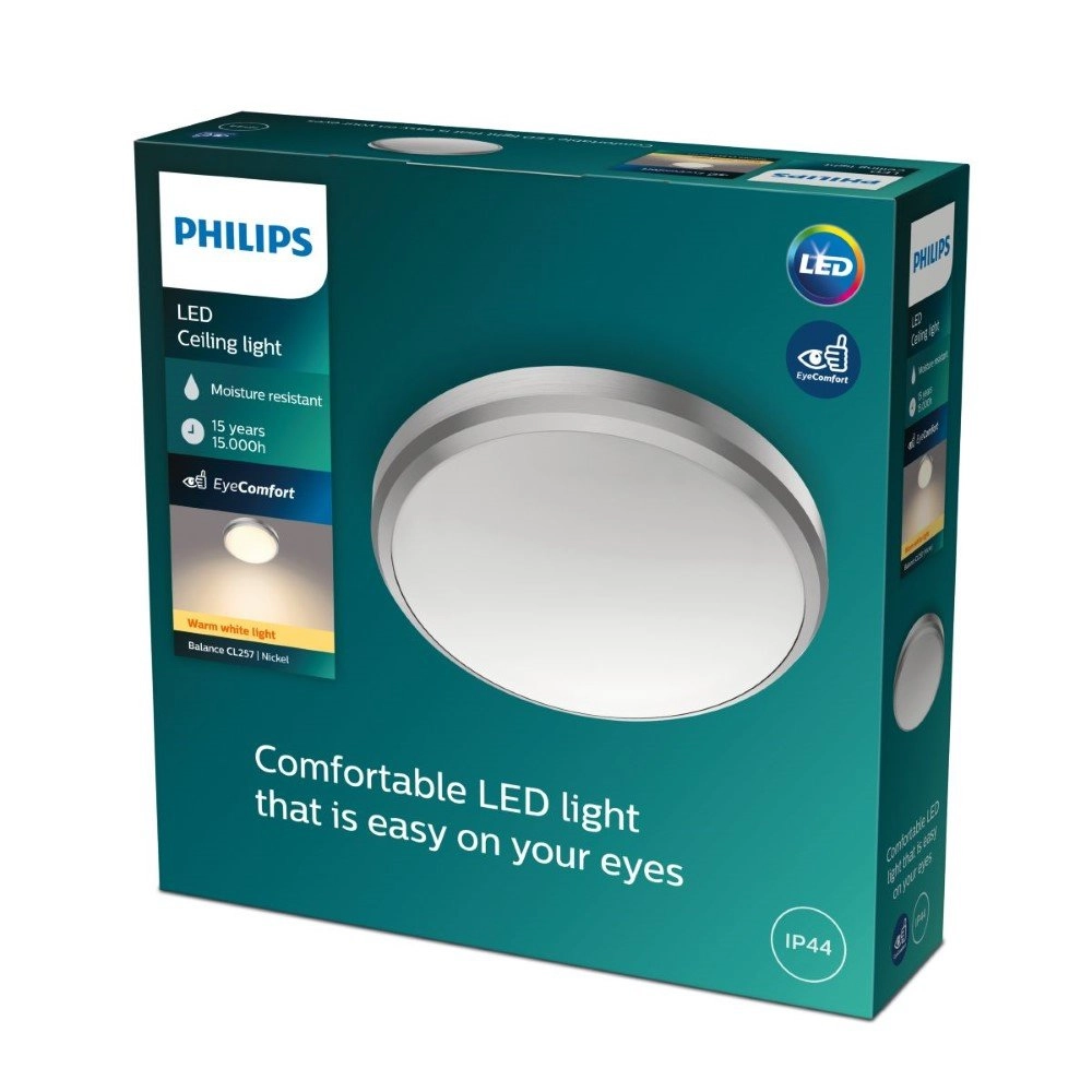 Badkamer plafonnière Balance Ø 22,5cm Philips 8718699778897