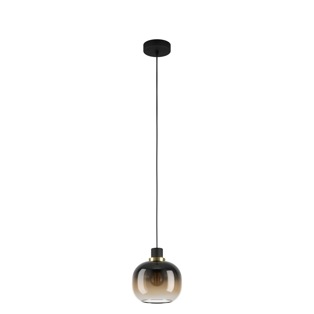 Glazen hanglamp Oilella Ø 19cm - amber glas