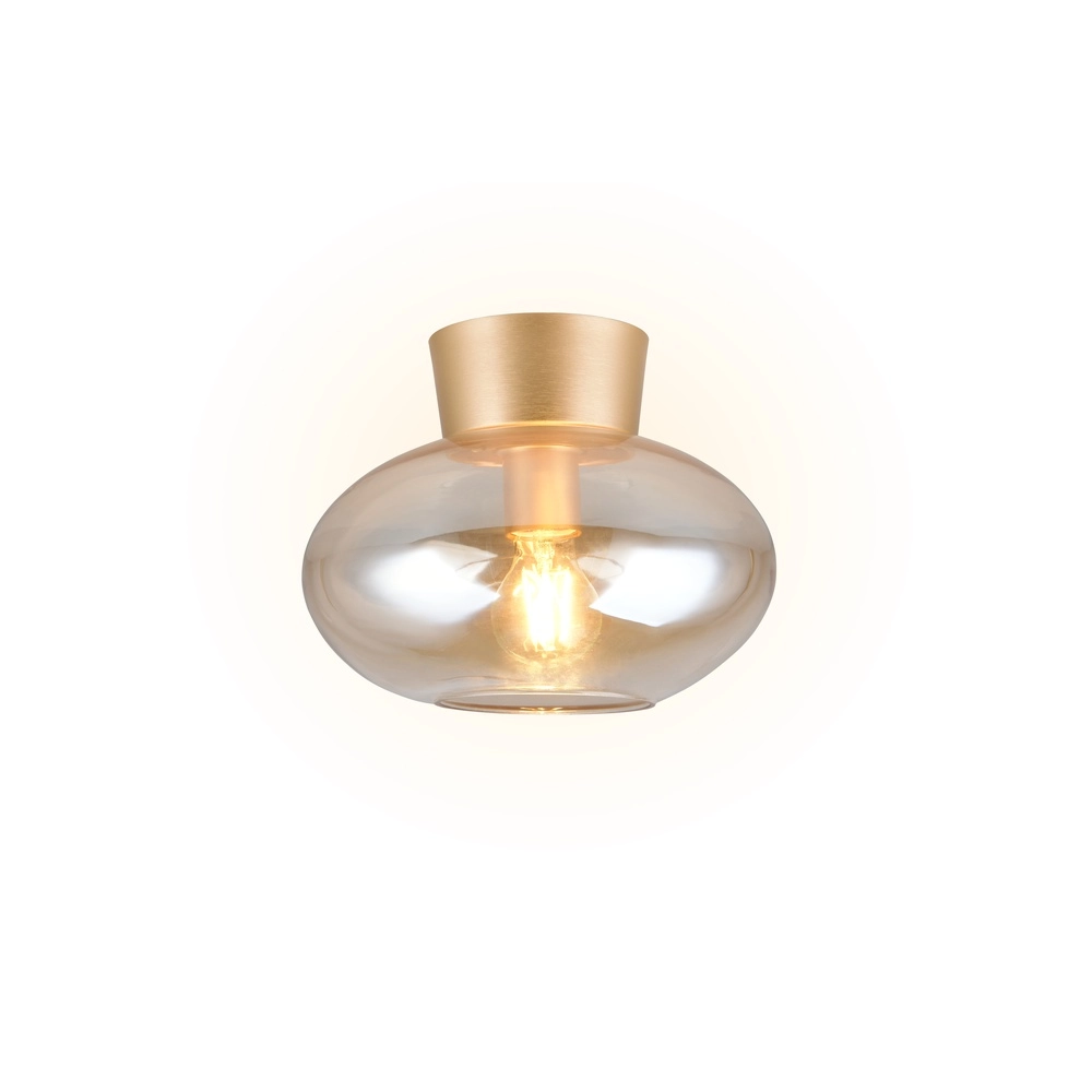 Plafondlamp Sidera amber Ø 26cm Trio 4017807697261