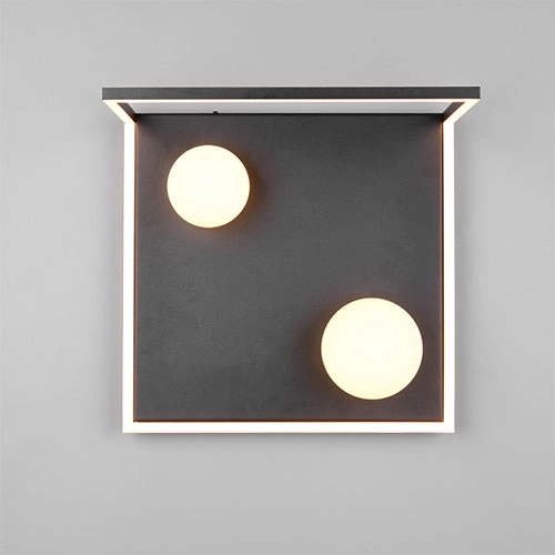 Design plafondlamp Arola zwart Trio 4017807683578