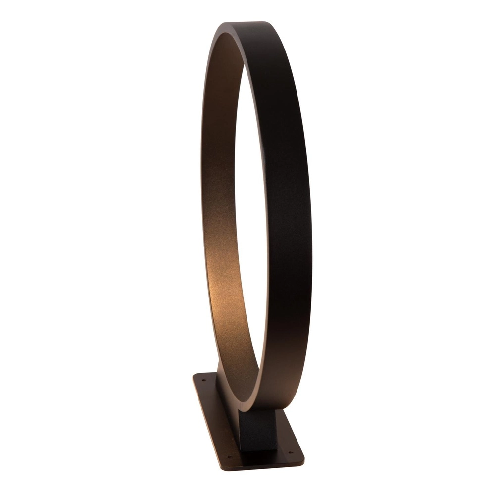 Ronde tuinlamp Jerel zwart IP54 Ø 40cm Lucide 5411212290472