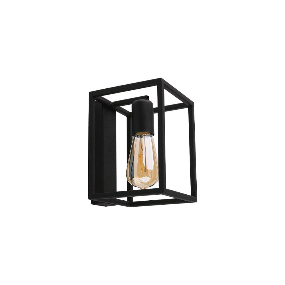 Landelijke wandlamp Crate
