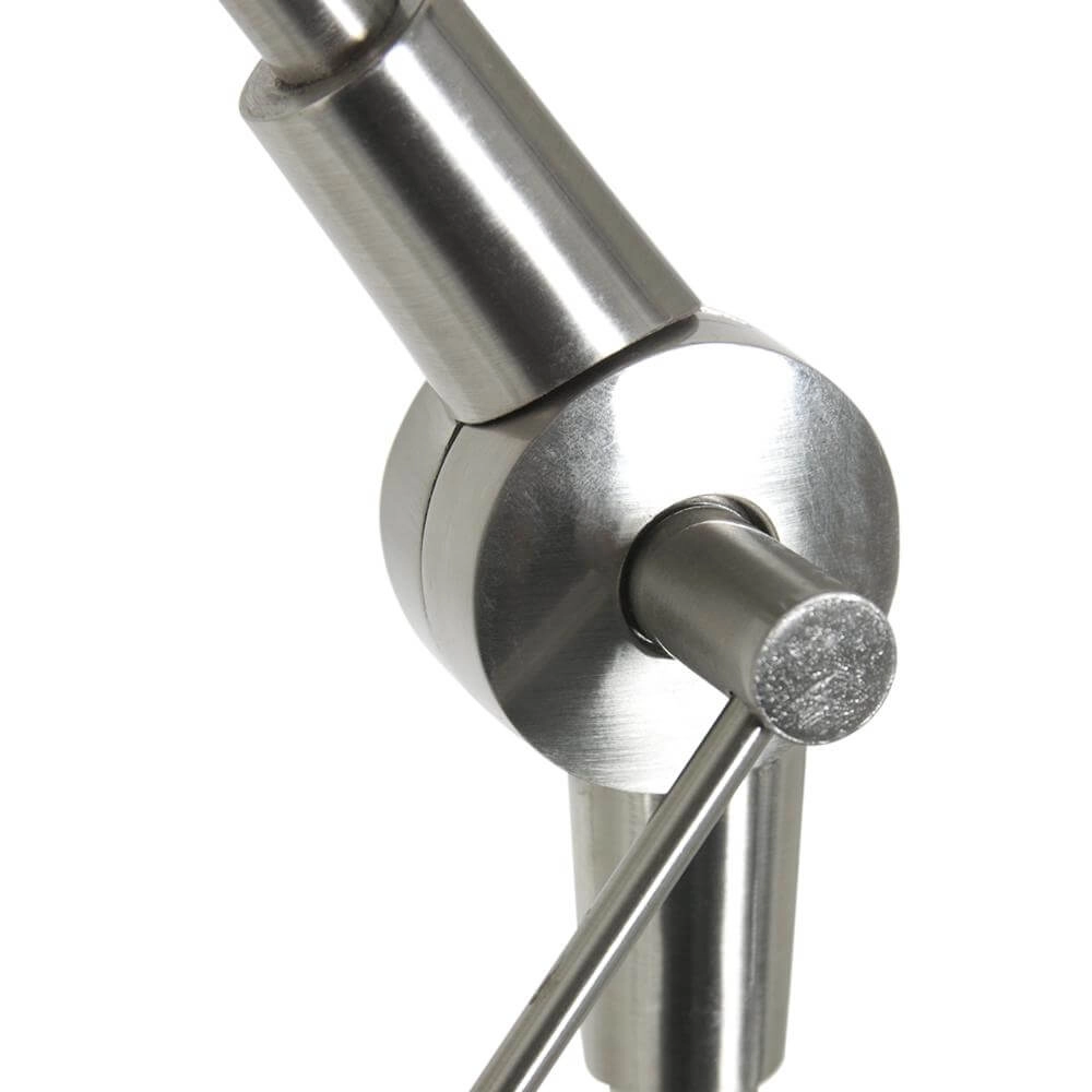 Vloerlamp Prestige Chic metaal met zwarte kap Steinhauer 8712746175592