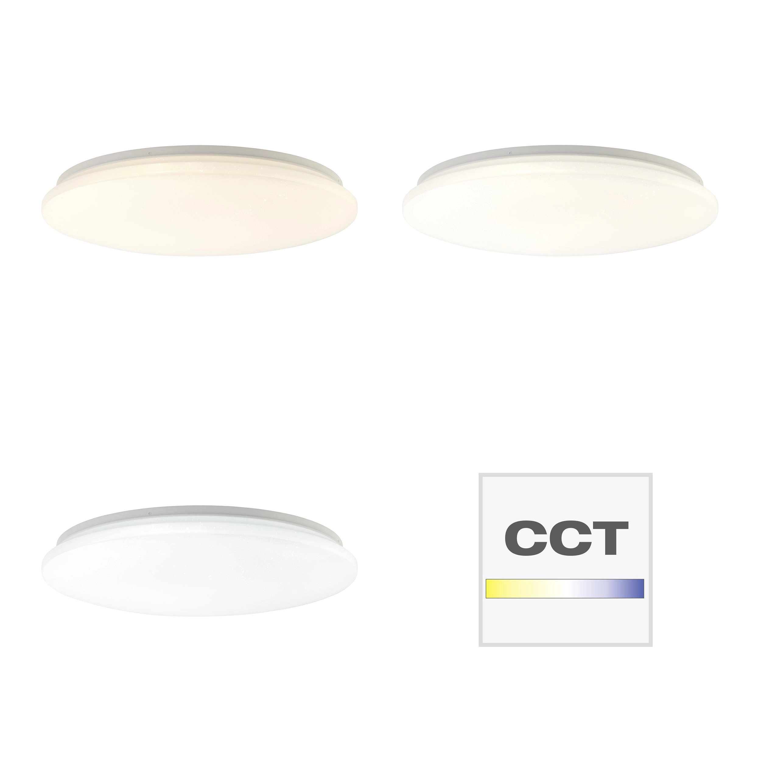 Plafonnière Farica Starry instelbaar met ster effect Brilliant 4004353373589