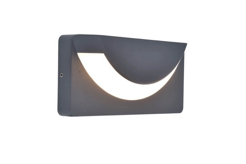 Unieke wandlamp Lups antraciet