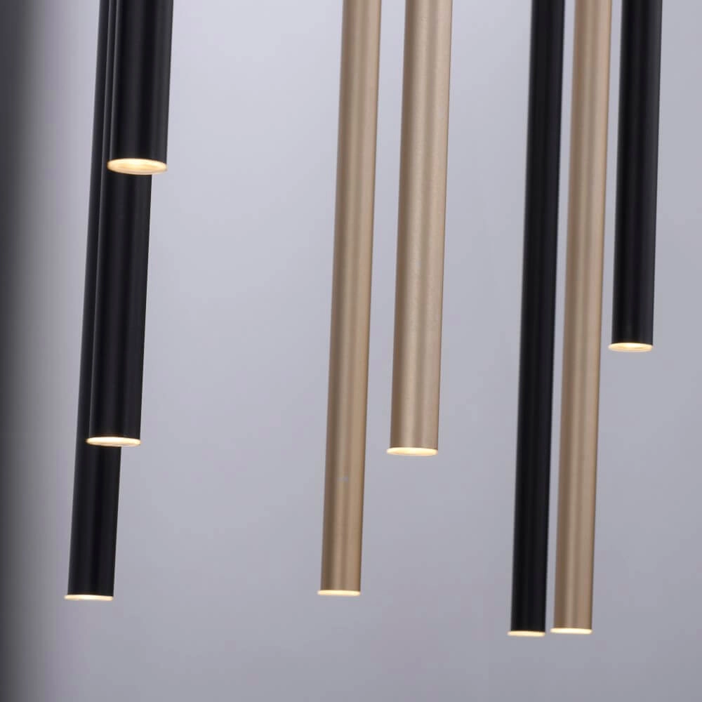 Unieke hanglamp Flute 10-lichts Paul Neuhaus 4012248374788