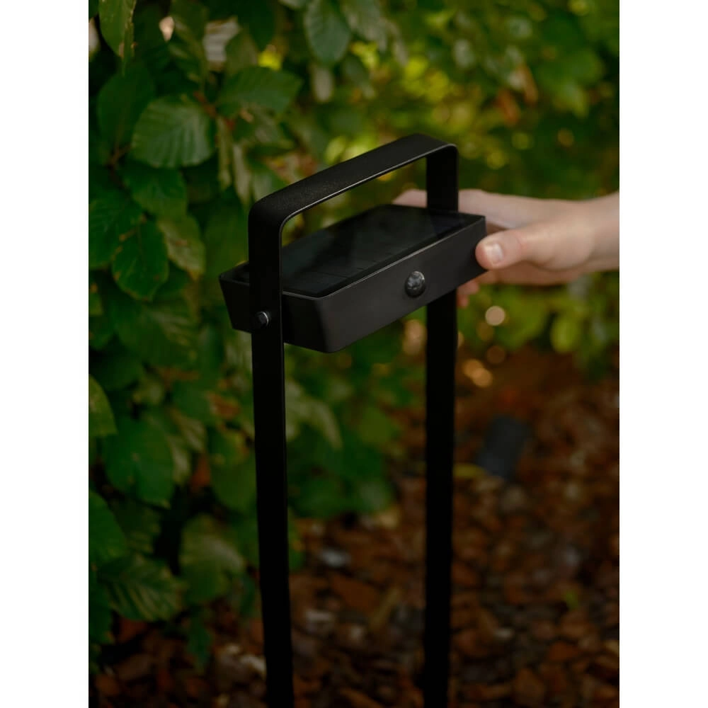 Staande tuinlamp Saulio solar zwart Nordlux 5704924023484