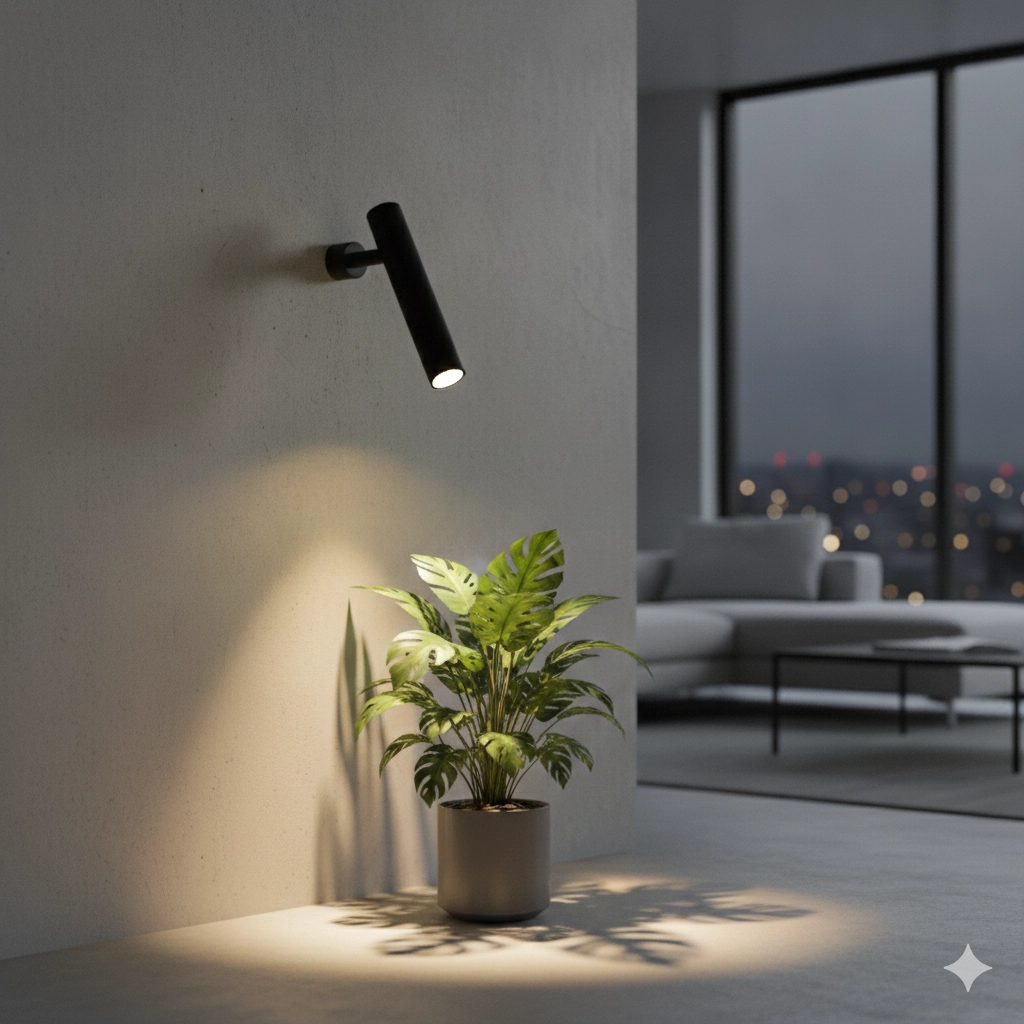 Wandlamp Arlo zwart