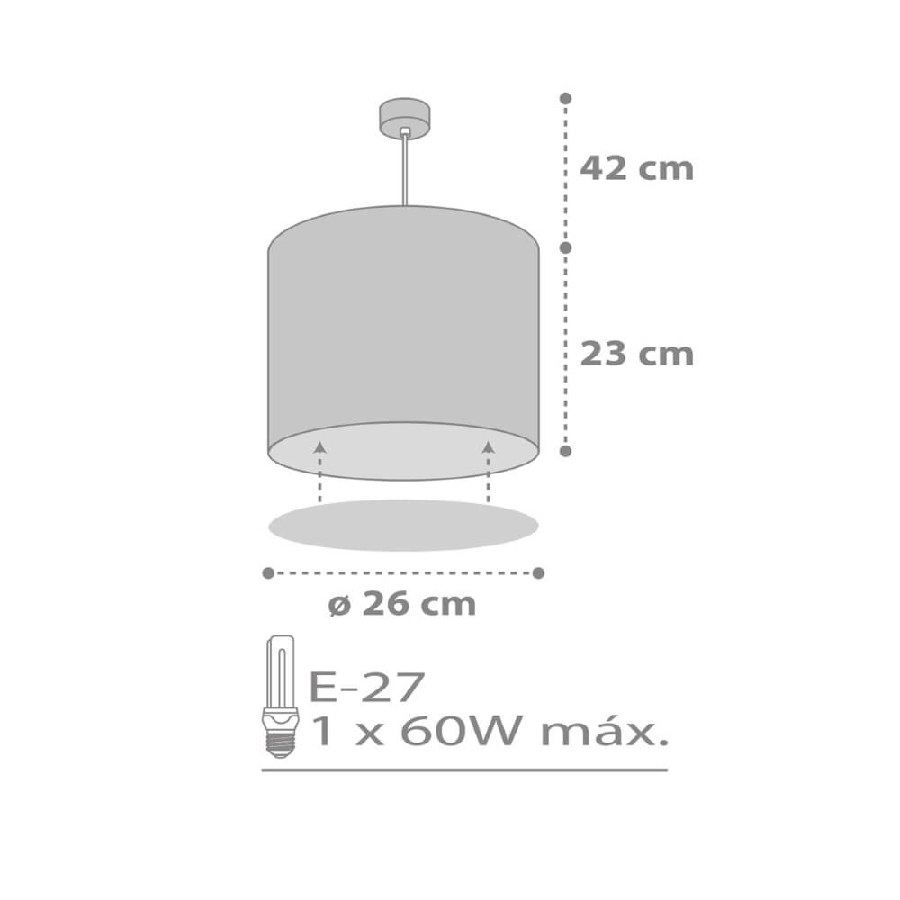 Kinderkamer hanglamp Sweet Dreams soft grijs Dalber 8420406002804