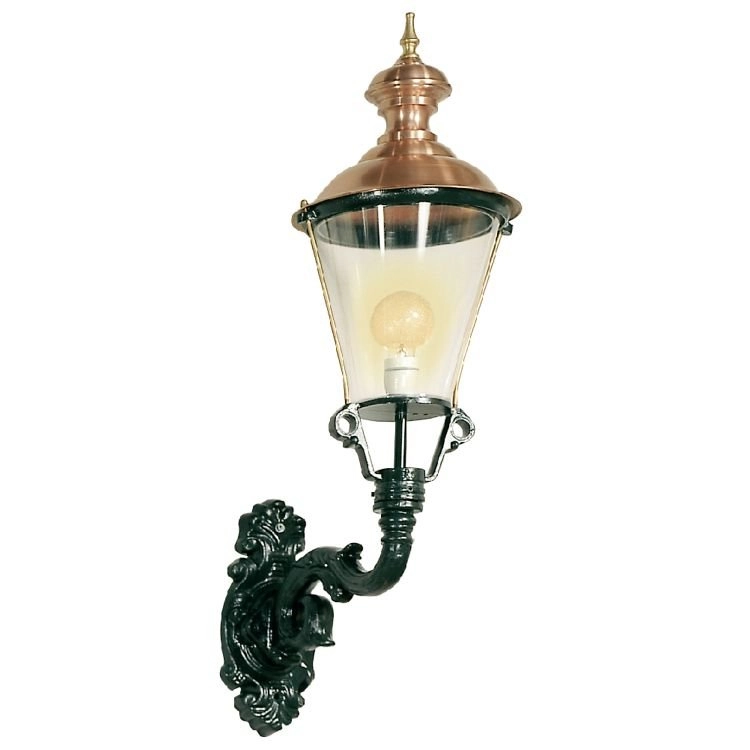 Nostalgische buitenlamp Volendam 1 zwart