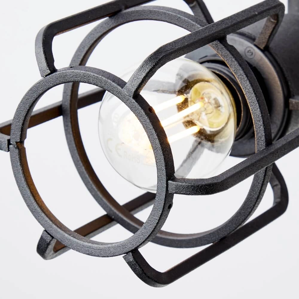 Industriële plafondlamp Gwen 3-lichts Brilliant 4004353409820