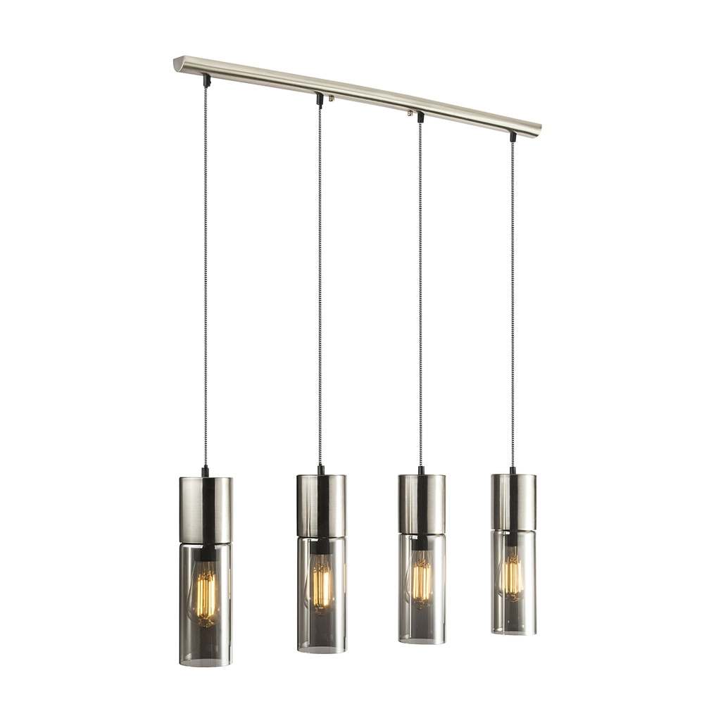 4-lichts hanglamp Annika nikkel design Globo 9007371382200