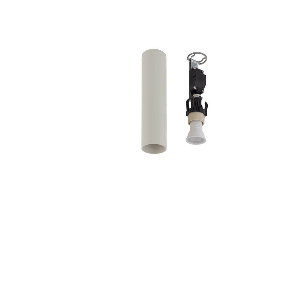 Lichtgrijze smalle plafondspot Fourty S Lyora 5903139108836