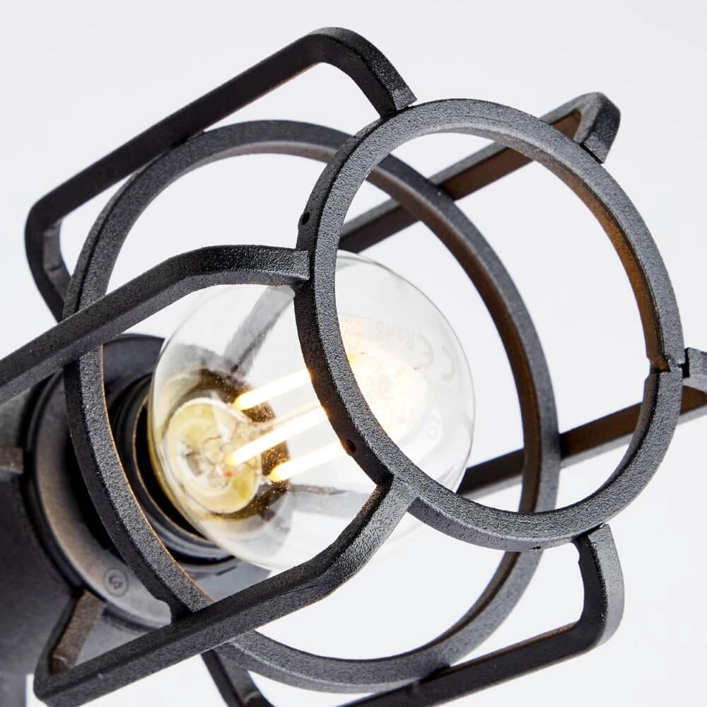 Industriële plafondlamp Gwen 2-lichts Brilliant 4004353409813
