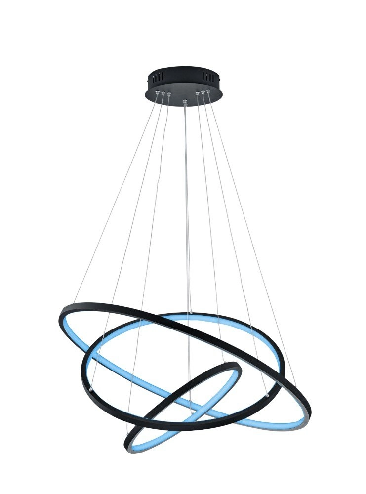 Design hanglamp Aaron Ø 80cm Trio 4017807473308