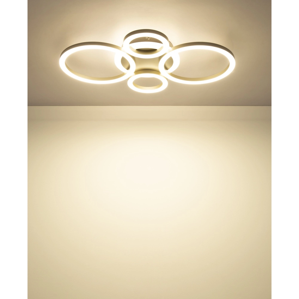 Design plafondlamp Loretta koffie bruin Globo 9007371590025