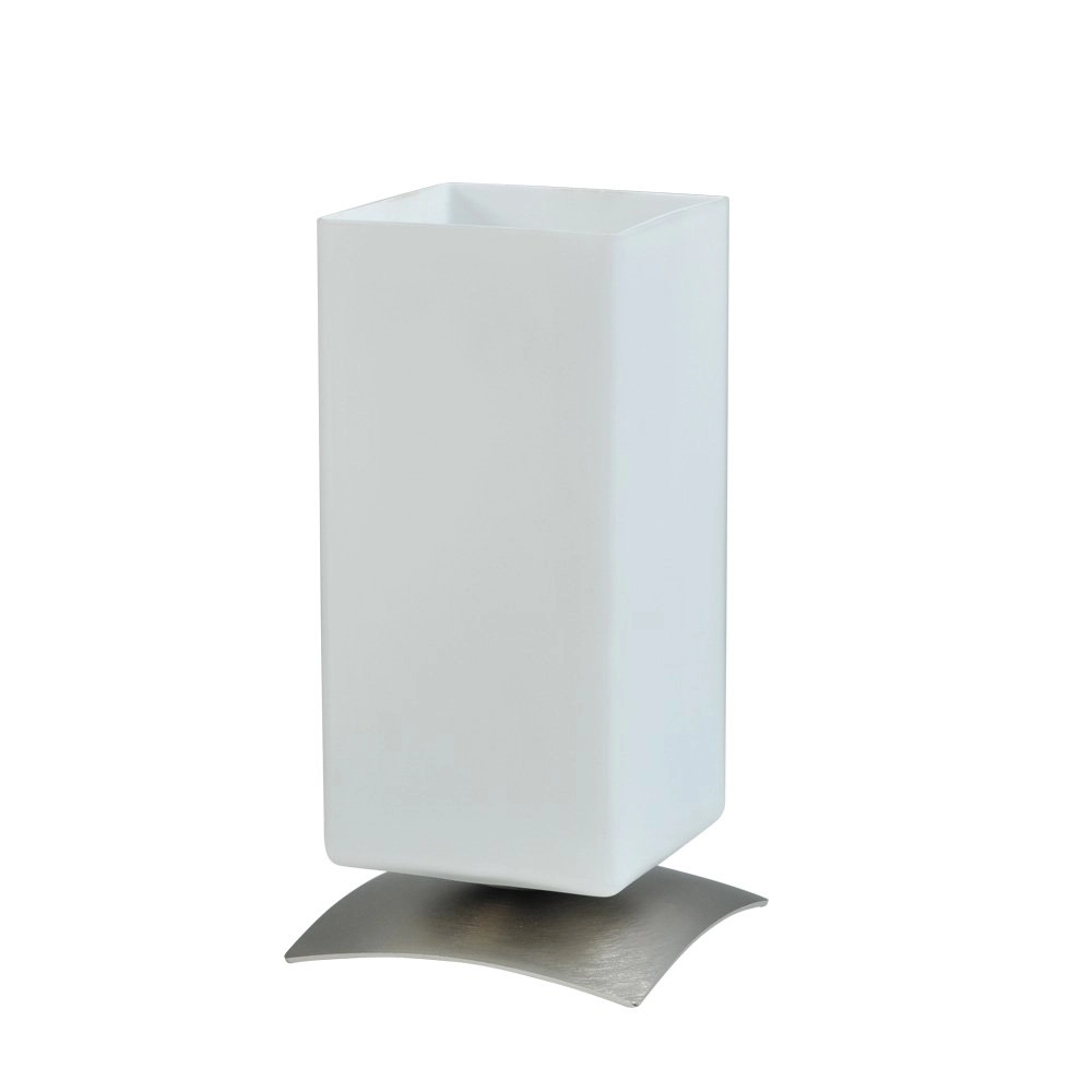 Tafellamp Oblica Square 23cm metaalgrijs