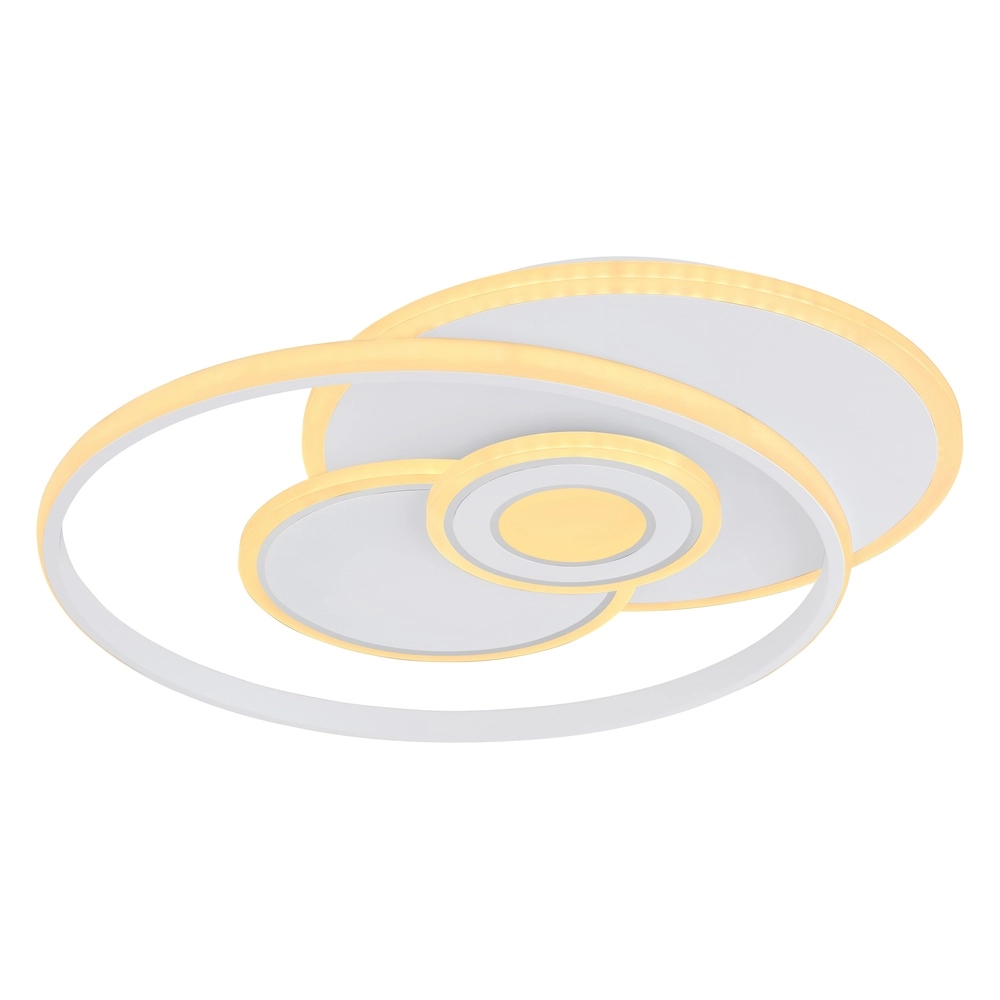 Design plafondlamp Roderick wit rond 3000-6000K Globo 9007371408528