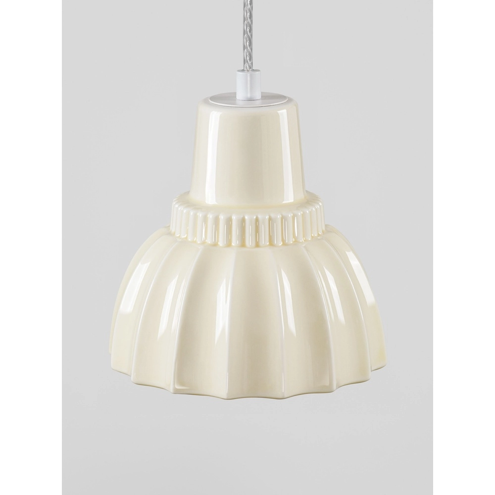 Hanglamp Picco wit met crème Lyora 5212017495402