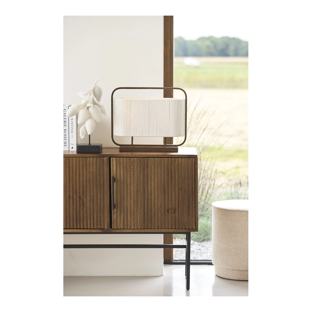 Tafellamp Lecce 45cm donker Light & Living 8717807837532