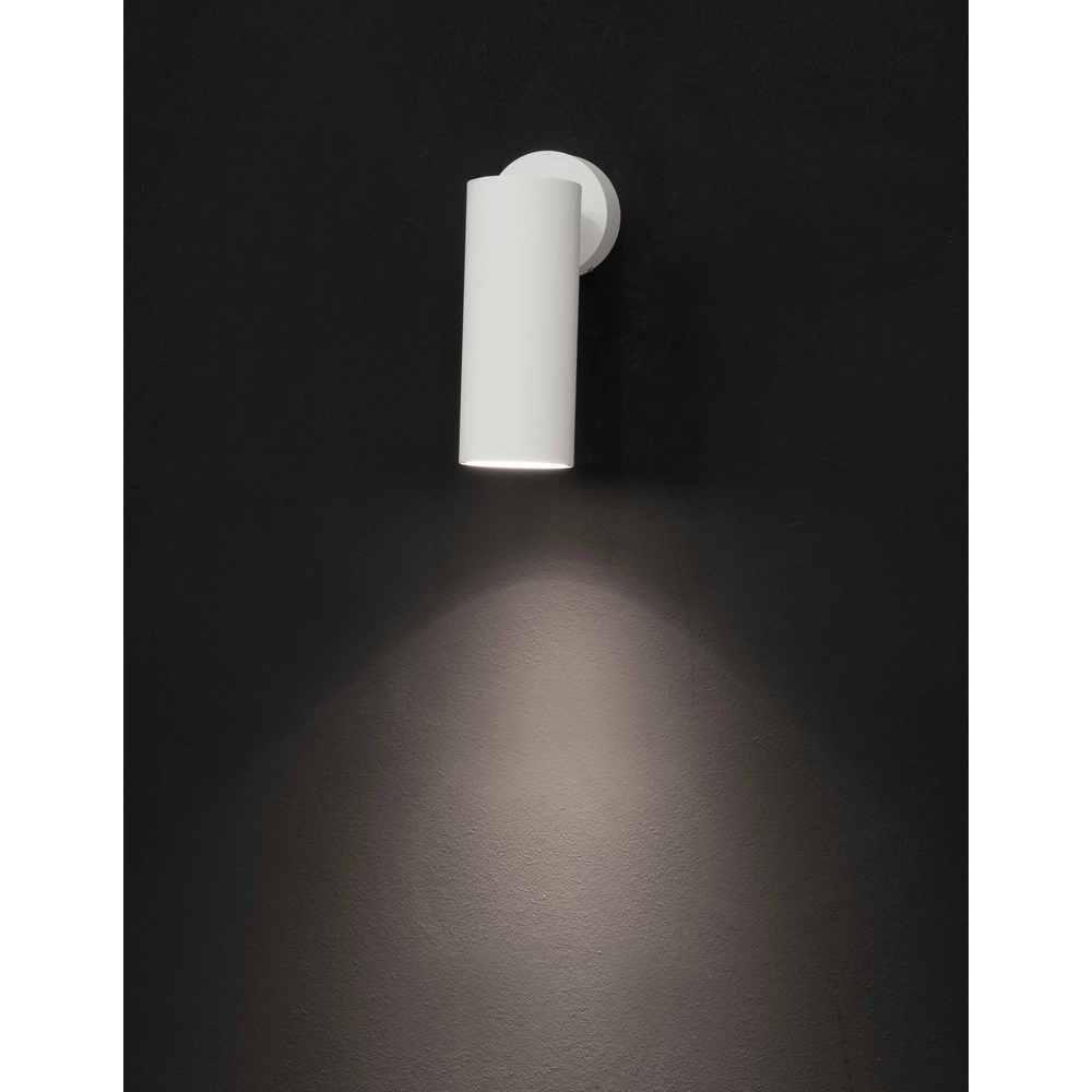 Wandspot Dexter rond wit