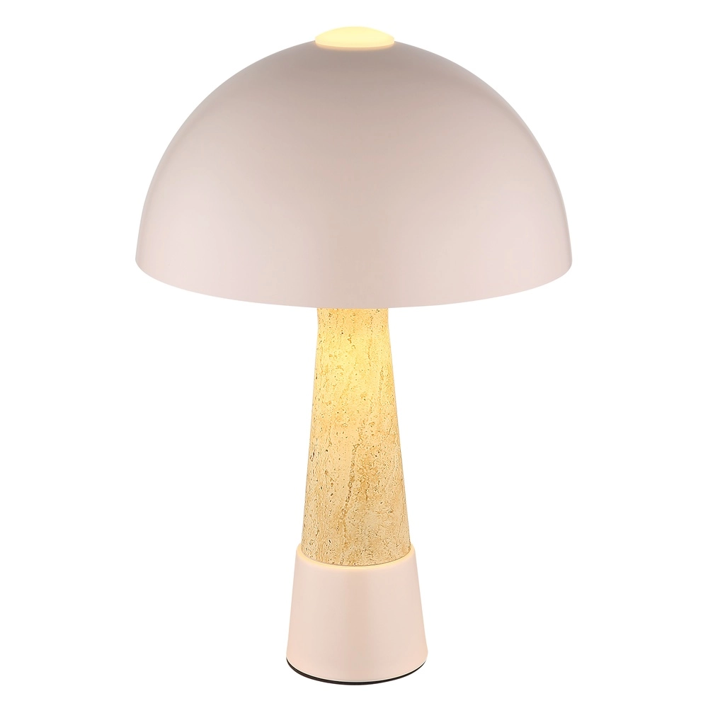 Unieke tafellamp Paulin champagne