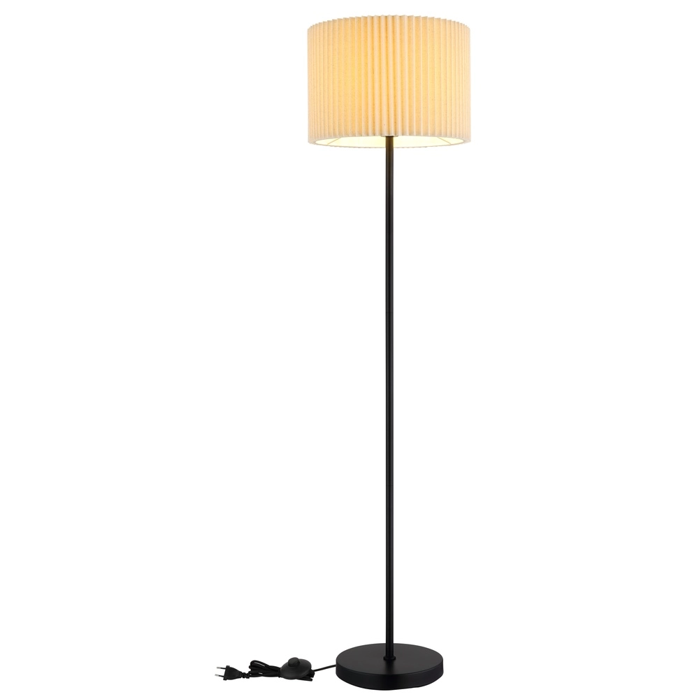 Vloerlamp Page Ø 38cm wit met zwart Globo 9007371528592