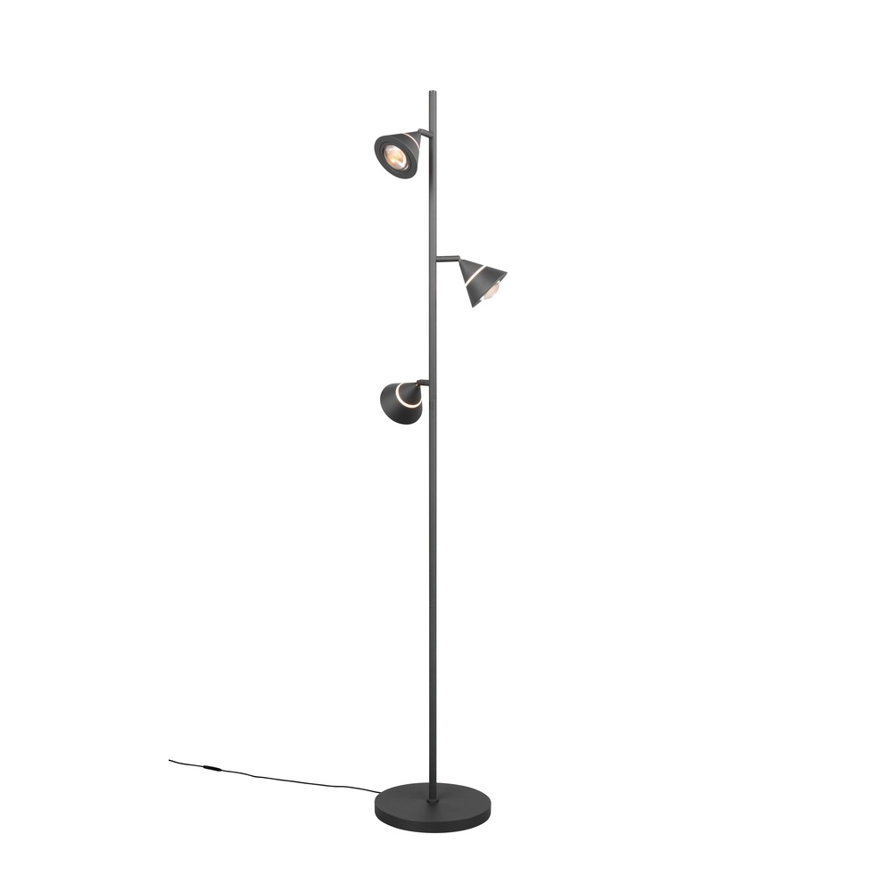 Vloerlamp Romeo zwart