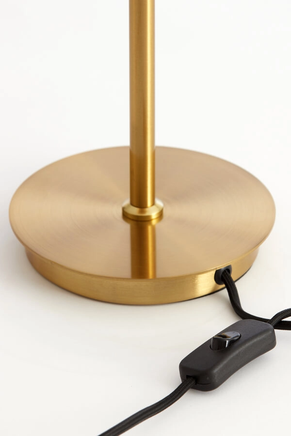 Design table lamp Medina Gold with amber glass Light & Living 8717807696931