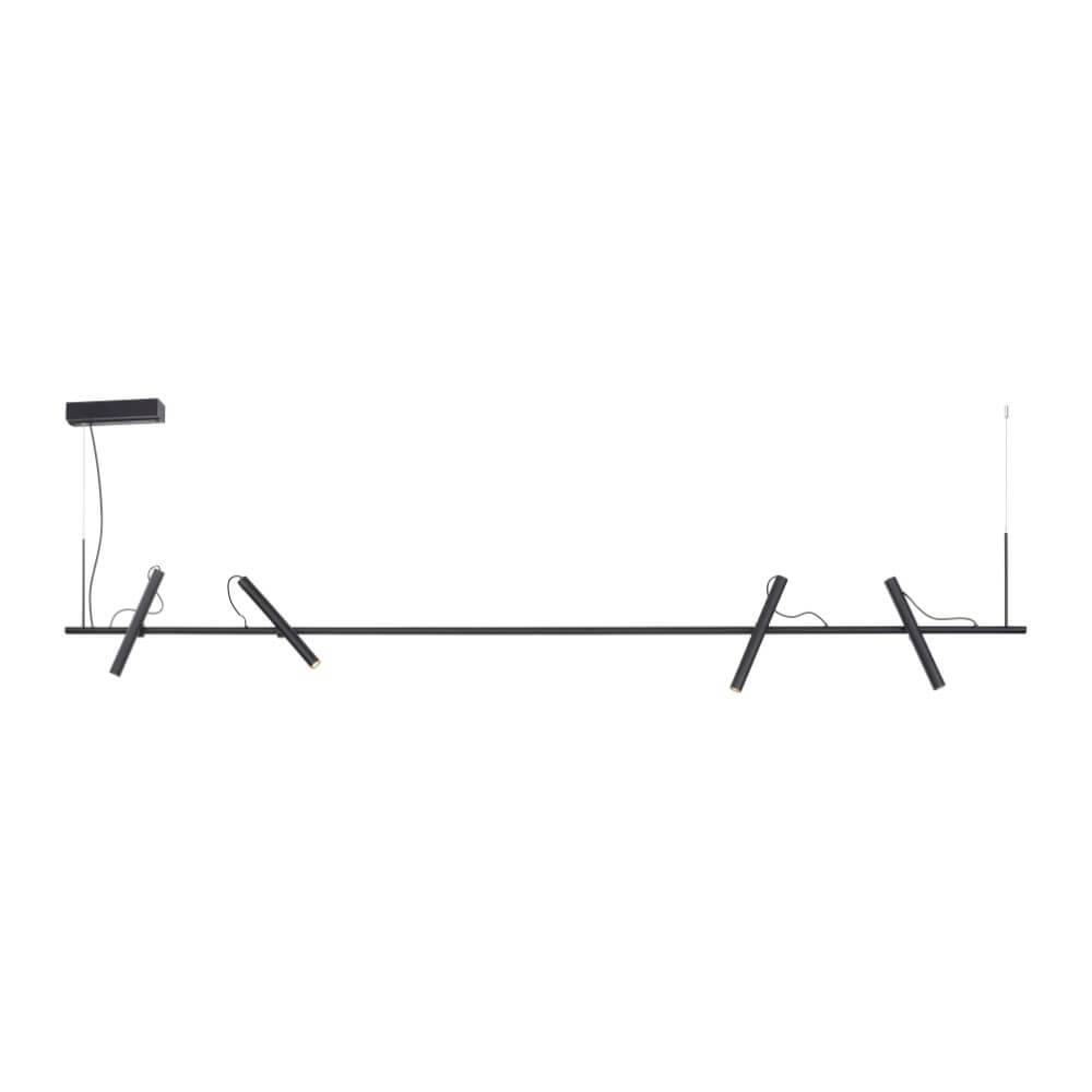 Design hanglamp Pure Tutua zwart Paul Neuhaus 4012248365540