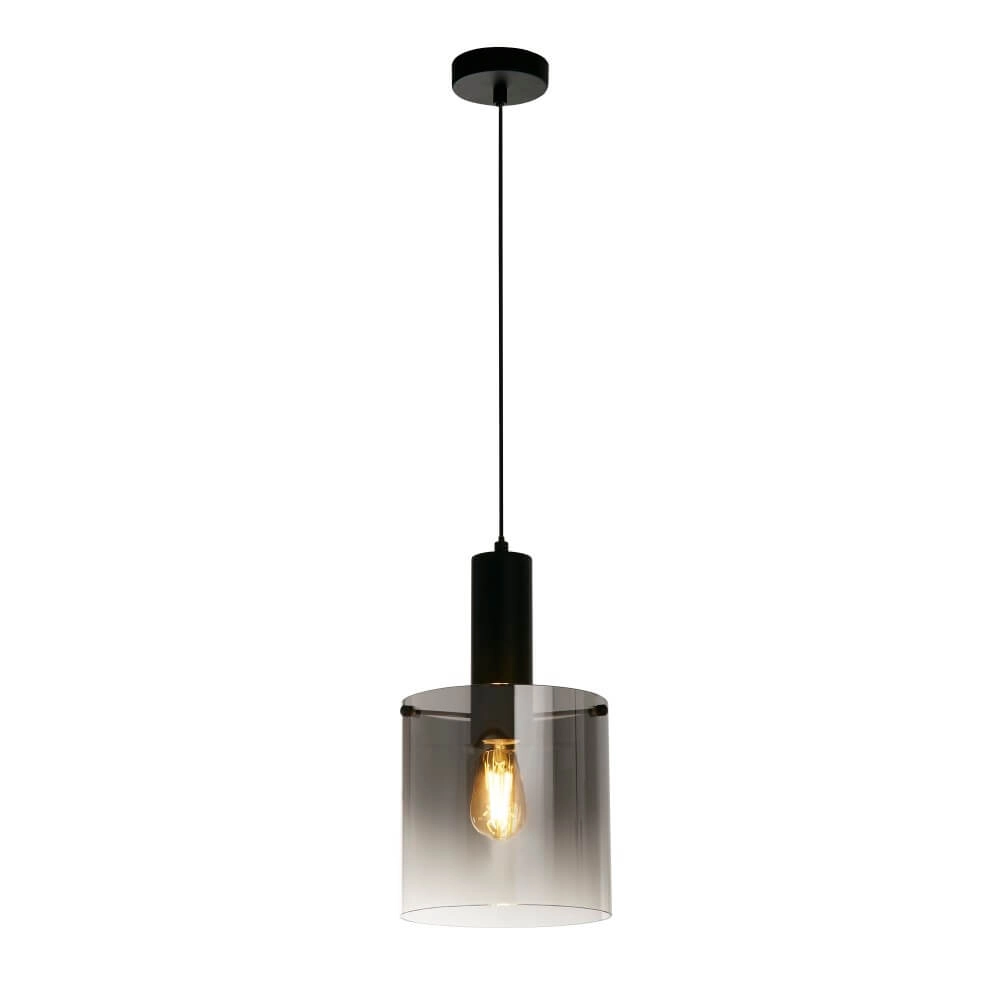 Zwarte hanglamp Sweden 1-lichts Searchlight 5053423244303