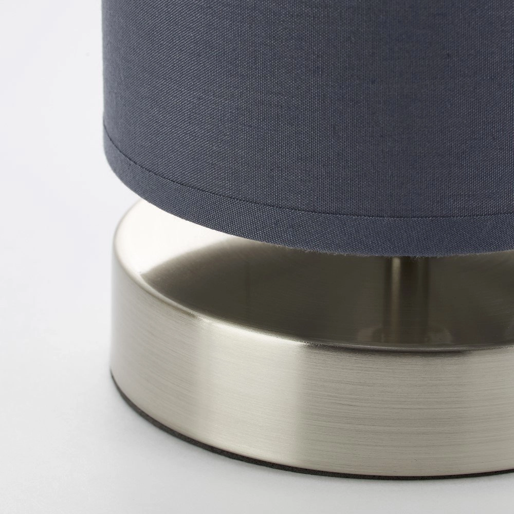 Grijze nachtkast lamp Clarie Brilliant 4004353175213