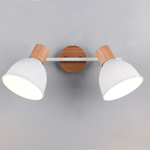 Plafondlamp Delume dubbel wit Trio 4017807672251