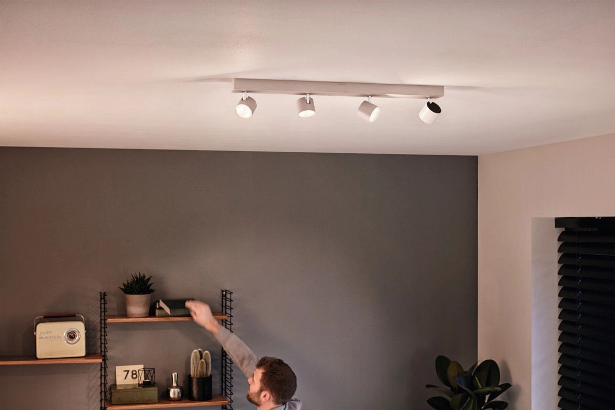 spot Star 4-lichts wit Philips 8718696154656