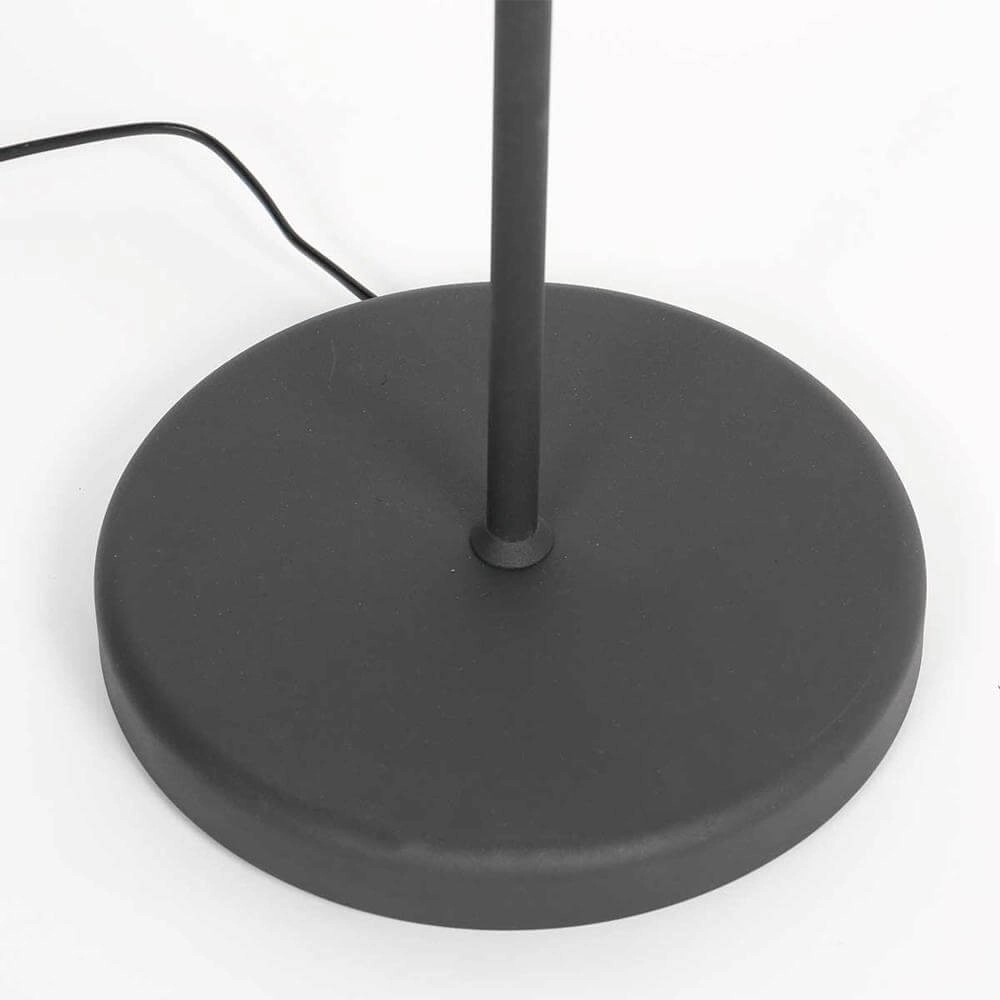 Vloerlamp Bella zwart met kap wit Steinhauer 8712746174625