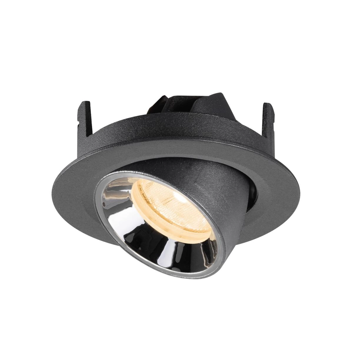 Inbouwspot Numinos Gimble XS zwart/chroom 2700K - 20gr SLV 4024163307260